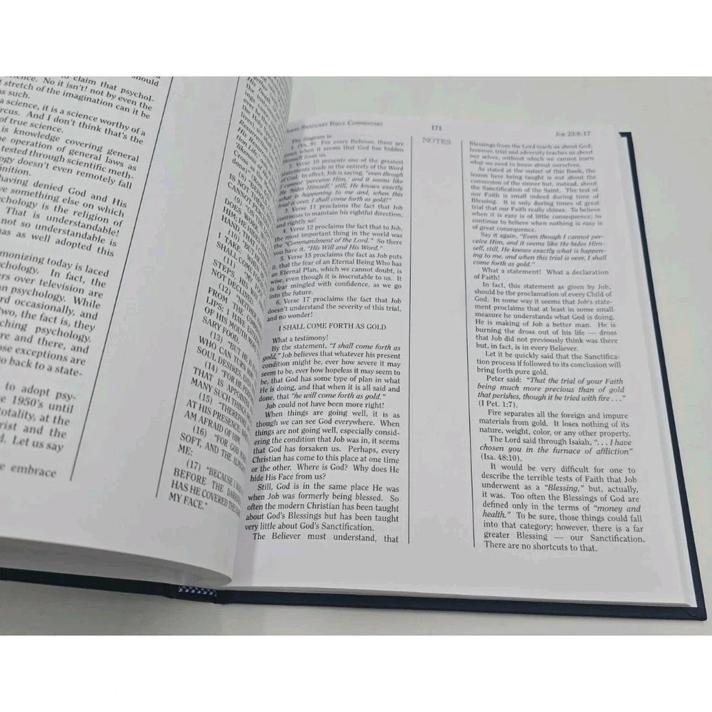 Jimmy Swaggart Bible Commentary Job Hardcover Expository Study Christian Book